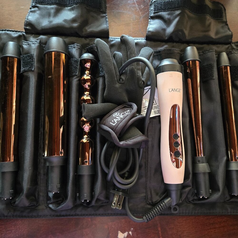 L’Ange Le Cinq curling wand set